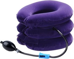 Compact Inflatable Neck Stretcher for Convenient Spine Alignment & Pain Relief