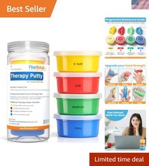 3 Oz Therapy Putty – 4 Pack for Stress Relief & Muscle Strengthening – Non-Toxic