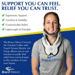 Cervical Traction Collar- Electric Pump- Neck Traction Device for Pain Relief