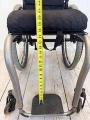 Tilite ZRA TITANIUM Ultralight 15”x18” Adj Depth Rigid Wheelchair Spinergy