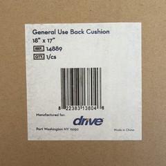 Drive Medical Lumbar Support General Use Wheelchair Back Cushion 14920 17”x20”