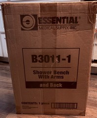 New Essential Medical Supply Height Adjustable Shower and Bath Bench