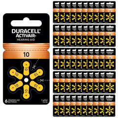 Duracell Size 10 Activair PR70 P10 Hearing Aid Batteries (600 Pack)