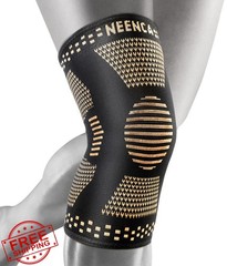 NEENCA Copper Knee Braces for Knee Pain Relief – 2 Pack Knee Sleeves Set for …