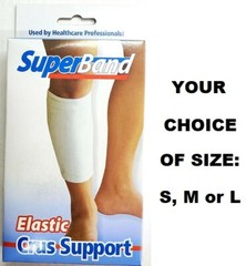 Elastic Crus Support Band Weak Stress Injuries Sprains Strains S, Med, Lrg Sport