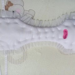 Handmade Cotton Blended Panty ABDL With Holes Lace Hem Puffy Sleek-Proof Briefs