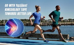 10 PCS Waterproof Kinesiology Tape for Shoulders/Knees,Precut Strips for Knee