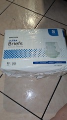 McKesson Ultra Heavy Absorbency Adult Small Brief Diapers S Tab Closure 24
