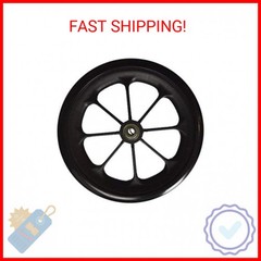 Healthline Wheelchair Replacement Wheels 8″x1″ (1 Pack)