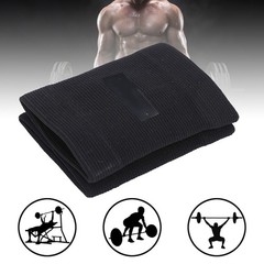 A Pair Of Polyester Fiber Black Sports Outdoor Super Elastic Knitting Flexible