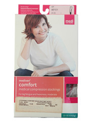Mediven Sheer & Soft COMFORT CALF HIGH 20-30 Compression CT SOCKS – NATURAL – I