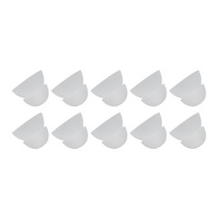 10PCS Hearing Aid Domes 12mm/0.5in Double Layer Soft Silicone Washable Removable