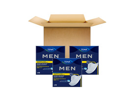 TENA Incontinence Guards for Men, Maximum, 144 Count