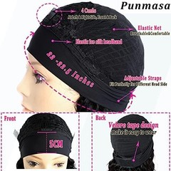 Punmasa Headband Wig Deep Wave 22 Inch Human Hair Curly Glueless Human