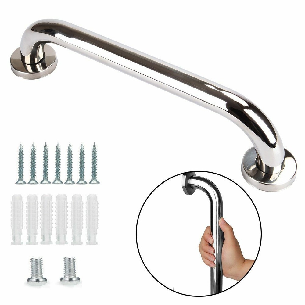 Safety Grab Bars For Bathroom Handicap Stainless Steel Handle Home Improvement