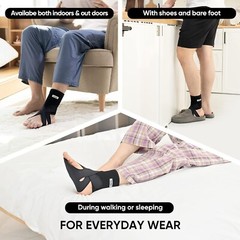 Breathable Drop Foot Brace with Adjustable Straps – Support for Mobility & Rehab