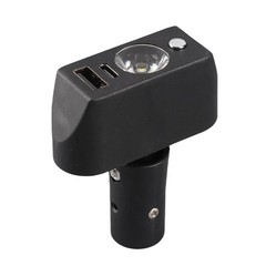 Electric Wheelchair Light 3 Pin XLR Head USB Charging Adjustable Angle LED BEA
