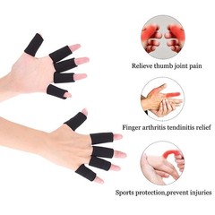 Finger Sleeves Splint Arthritis Compression Brace Triggger Joint Finger Support