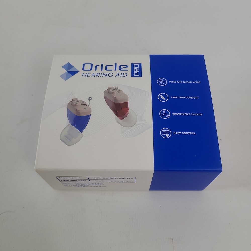 Oricle PRO Hearing Aids for Adults with Advanced Noise Cancellation JH-A17BT NEW