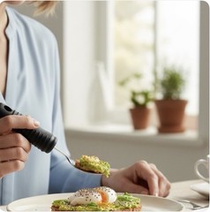 Mars Wellness Weighted Utensils Set 3 Piece Fork Knife Spoon Adaptive Heavy Duty