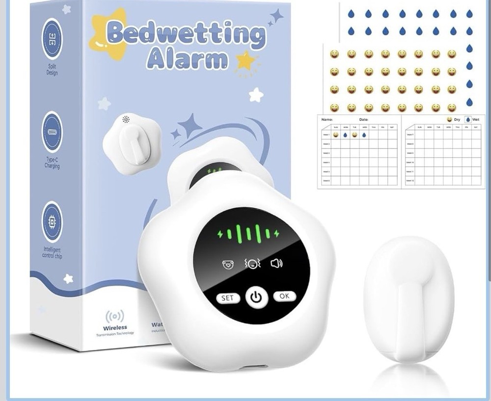 Bedwetting Enuresis Alarm Wireless for Boys and Girls, Compact & Comfortable NEW