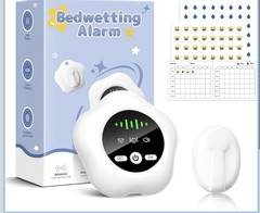Bedwetting Enuresis Alarm Wireless for Boys and Girls, Compact & Comfortable NEW