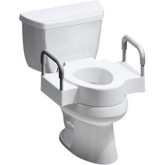 Bemis Rise 4.5 Raised Toilet Seat Handles Toilet Seat Riser For Seniors Secure
