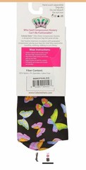 Celeste Stein Therapeutic Compressions Knee Length Women’s Socks -Butterflies