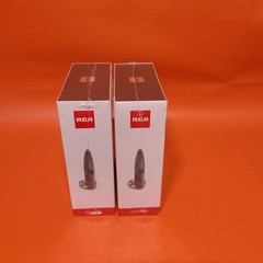 RCA OTC Hearing Aid iP22 Water Resistant Rechargeable Color Gray Right And Left