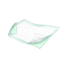 Wings Underpad, 36 X 36 Inch, Disposable, Heavy Absorbency, Bag of 12,