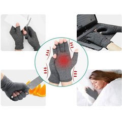 Medical Arthritis Gloves Compression Copper Pain Relief Hand Wrist Support Brace