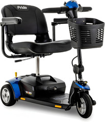 Go Go Elite Traveller 3-Wheel Scooter – Travel Mobility for Adults, 18 Ah Batter