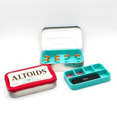 Hearing Aid Battery Case for #13: Altoid Tin Insert – Portable Secure Storage