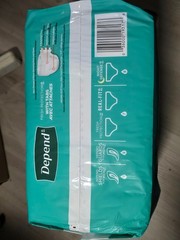 Depend Fresh Protection Adult Incontinence Briefs With Tabs L|G 16 Count NEW