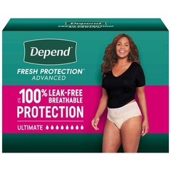 Depend Fresh Protection Advanced for Women (L / XL) – 84 Count – Free Shipping!