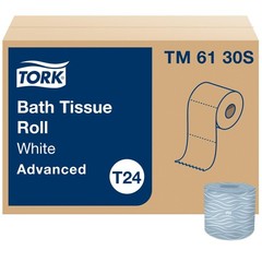 Tork Bath Tissue Roll Advanced 2-Ply Biodegradable 4X3.75 500 Sheets/Roll 48