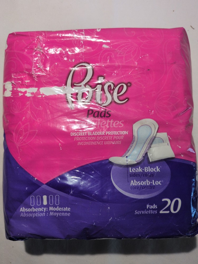 Poise Pads Moderate Absorbency 20 Pack