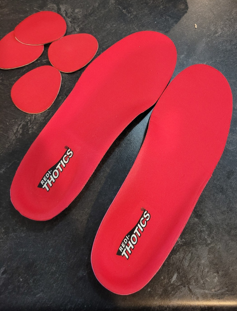 Redi-Thotics Ultra Orthotic Insoles Size A Men 5-6.5 Women 6-7.5 Open Box