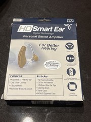 HD Smart Ear Personal Sound Amplifier Digital Technology New 4 Sound Modes 500