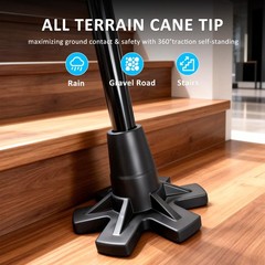 REHAND Upright Posture Walking Cane,Self Standing Cane for Walking,Folding