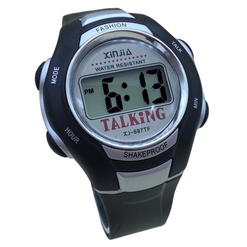 VISIOYO English Talking Watch Digital Sports Watch with Alarm 697TE