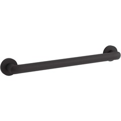 KOHLER Kumin 18 inch Grab Bar Matte Black 24549-BL Decorative Bathroom Grab Bar
