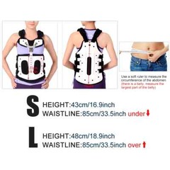 New Fixed Spinal Adjustable Back Brace Kyphosis Mild Scoliosis Post Support