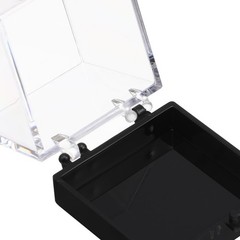 12Pcs Clear Plastic Mineral Specimen Storage Boxes with Lids Square 1.37 Inch…