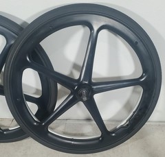 24″ x 1 3/8″ XCORE Solid Flat-Free Quick Release Wheelchair Wheels + Axle Pins