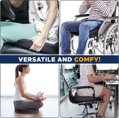 Air Travel Cooling Gel Cushion Coccyx, Sciatica, Tailbone Pain Relief & Support
