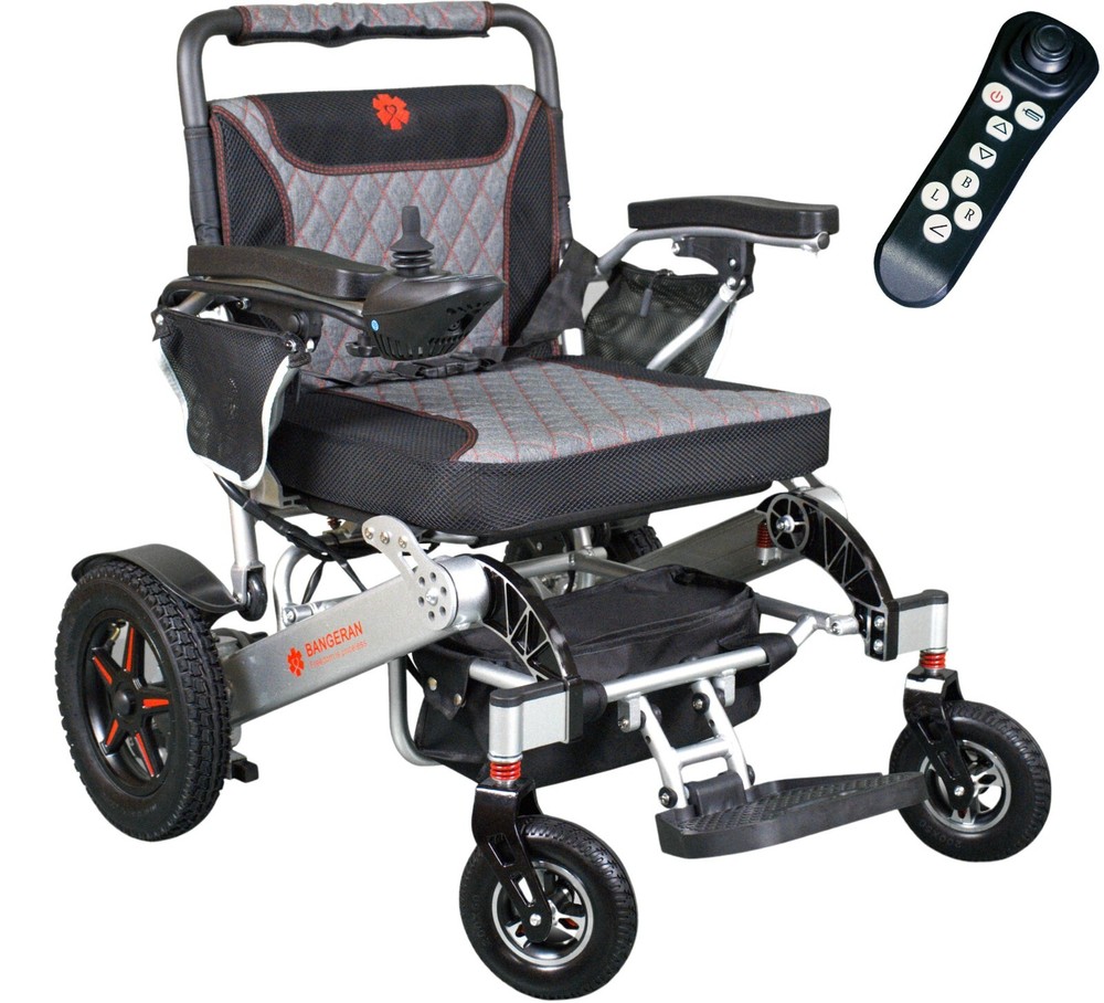 Mammoth – Power Motorized Mobility Durable Heavy Duty Wheelchair, Silver