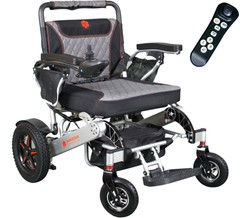 Mammoth – Power Motorized Mobility Durable Heavy Duty Wheelchair, Silver