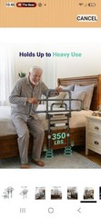 Bed Rails for Elderly Adults Safety, Foldable Bed Assist Rails for Seniors with