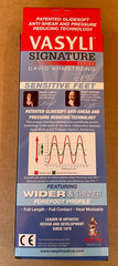 Vasyli Signature David Armstrong II Sensitive Feet Orthotic Insole Medium New!